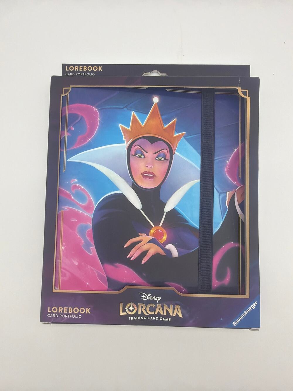 Disney Lorcana LoreBook Evil Queen Card Book Portfolio Binder New, Sealed!